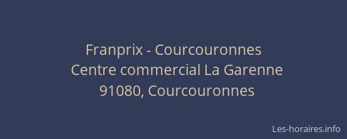 Franprix - Courcouronnes