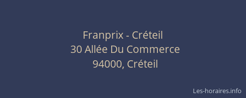 Franprix - Créteil