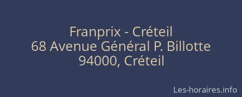 Franprix - Créteil