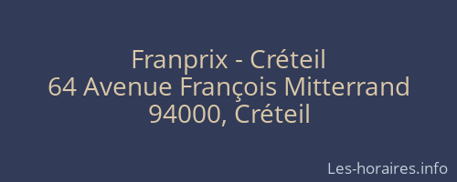 Franprix - Créteil