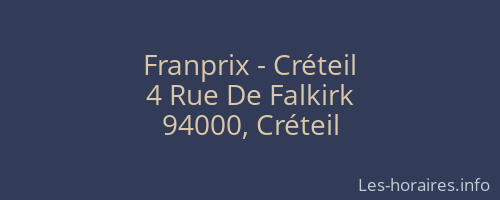Franprix - Créteil