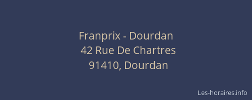 Franprix - Dourdan
