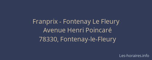 Franprix - Fontenay Le Fleury