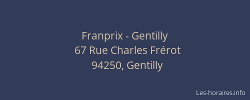 Franprix - Gentilly