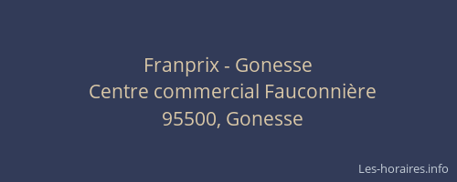 Franprix - Gonesse