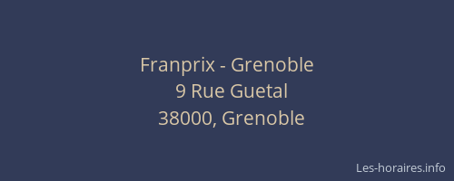 Franprix - Grenoble
