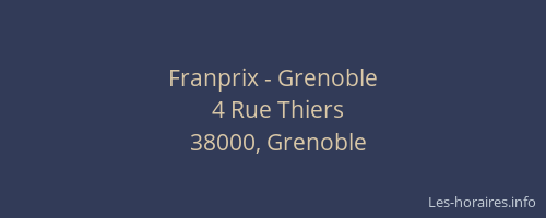 Franprix - Grenoble