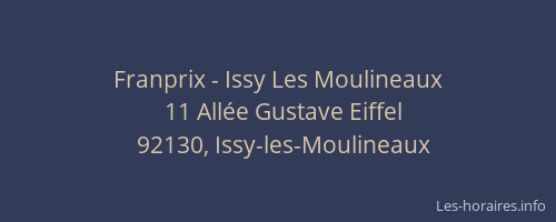 Franprix - Issy Les Moulineaux