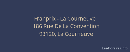 Franprix - La Courneuve