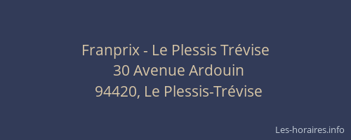 Franprix - Le Plessis Trévise