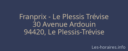 Franprix - Le Plessis Trévise