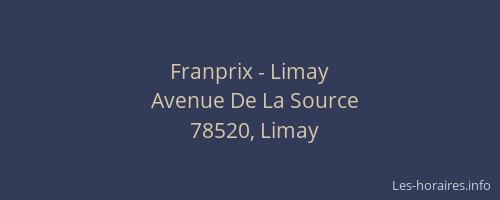 Franprix - Limay