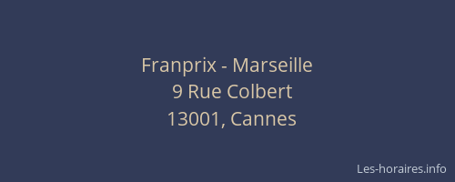 Franprix - Marseille