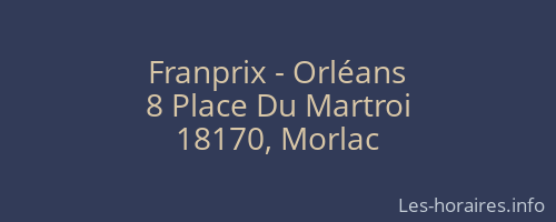 Franprix - Orléans