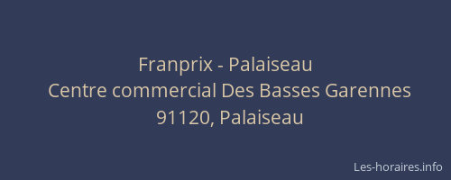 Franprix - Palaiseau