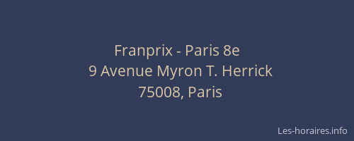 Franprix - Paris 8e