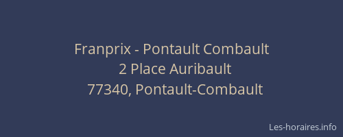 Franprix - Pontault Combault