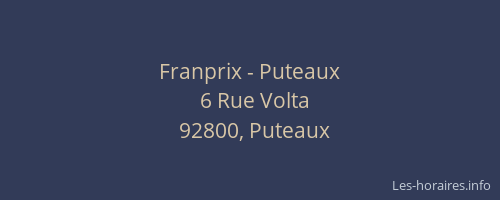 Franprix - Puteaux