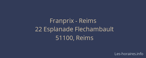Franprix - Reims