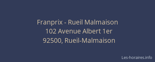 Franprix - Rueil Malmaison