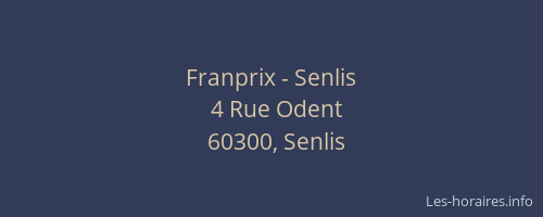 Franprix - Senlis