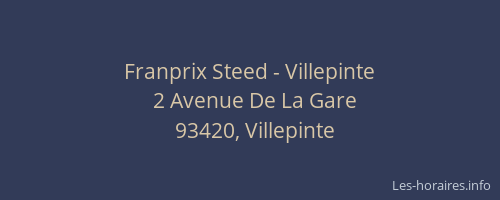 Franprix Steed - Villepinte