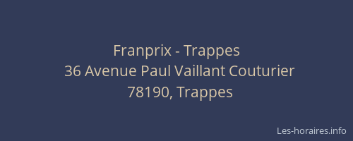 Franprix - Trappes