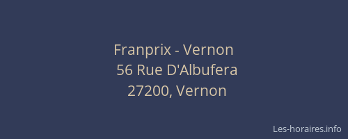Franprix - Vernon