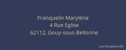 Franquelin Marylène