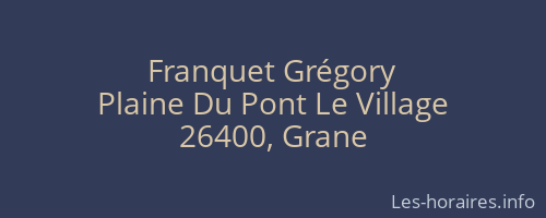 Franquet Grégory