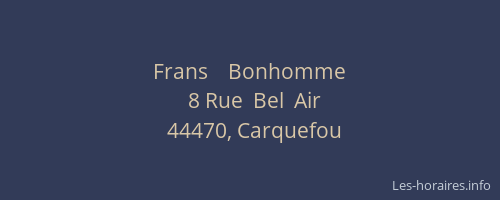 Frans    Bonhomme
