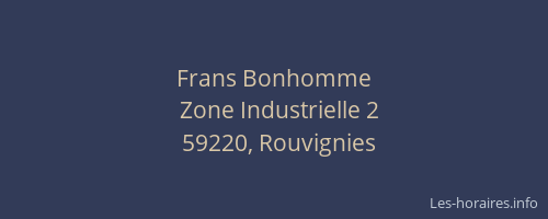Frans Bonhomme