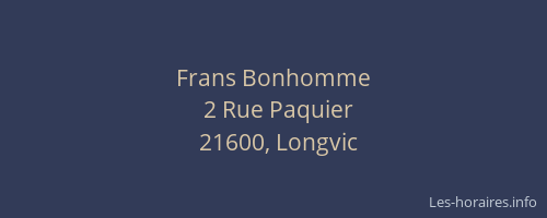 Frans Bonhomme