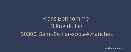 Frans Bonhomme