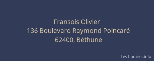 Fransois Olivier