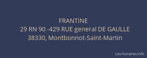 FRANTINE