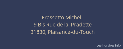 Frassetto Michel