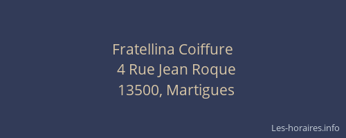 Fratellina Coiffure