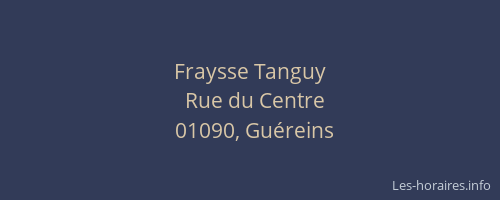Fraysse Tanguy