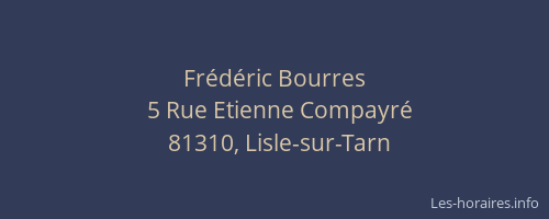 Fr&eacute;d&eacute;ric Bourres