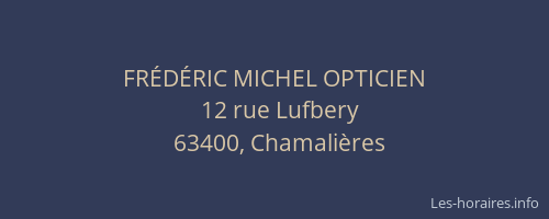 FR&Eacute;D&Eacute;RIC MICHEL OPTICIEN