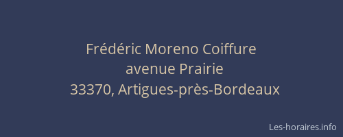 Frédéric Moreno Coiffure