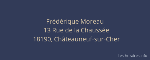 Frédérique Moreau