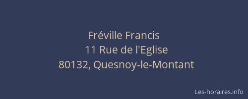 Fréville Francis