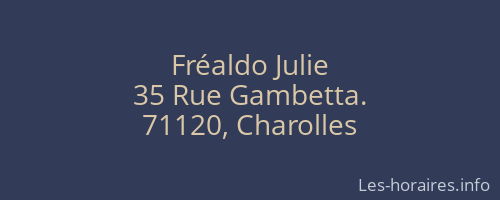 Fréaldo Julie