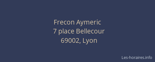 Frecon Aymeric