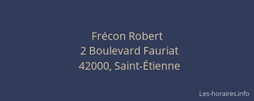 Frécon Robert