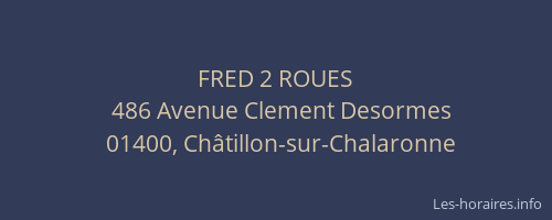 FRED 2 ROUES
