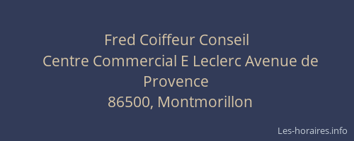 Fred Coiffeur Conseil