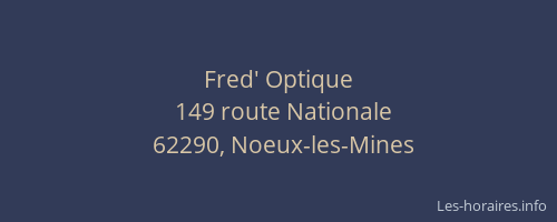 Fred' Optique